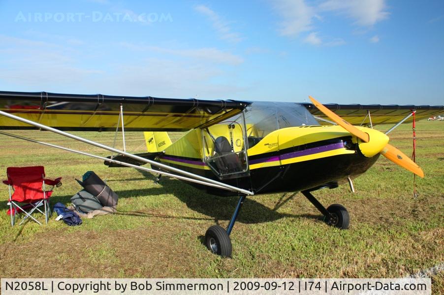N2058L, 2003 Rans S-6ES Coyote II C/N 05011415ES, MERFI fly-in - Urbana, Ohio
