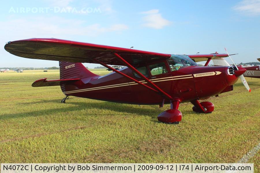 N4072C, 1949 Stinson 108-3 Voyager C/N 108-5072, MERFI fly-in - Urbana, Ohio