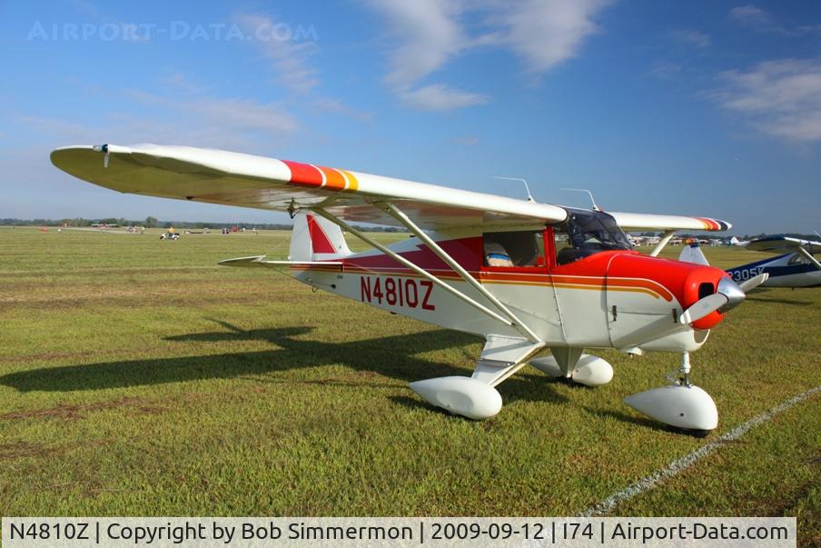 N4810Z, 1961 Piper PA-22-108 Colt C/N 22-8379, MERFI fly-in - Urbana, Ohio