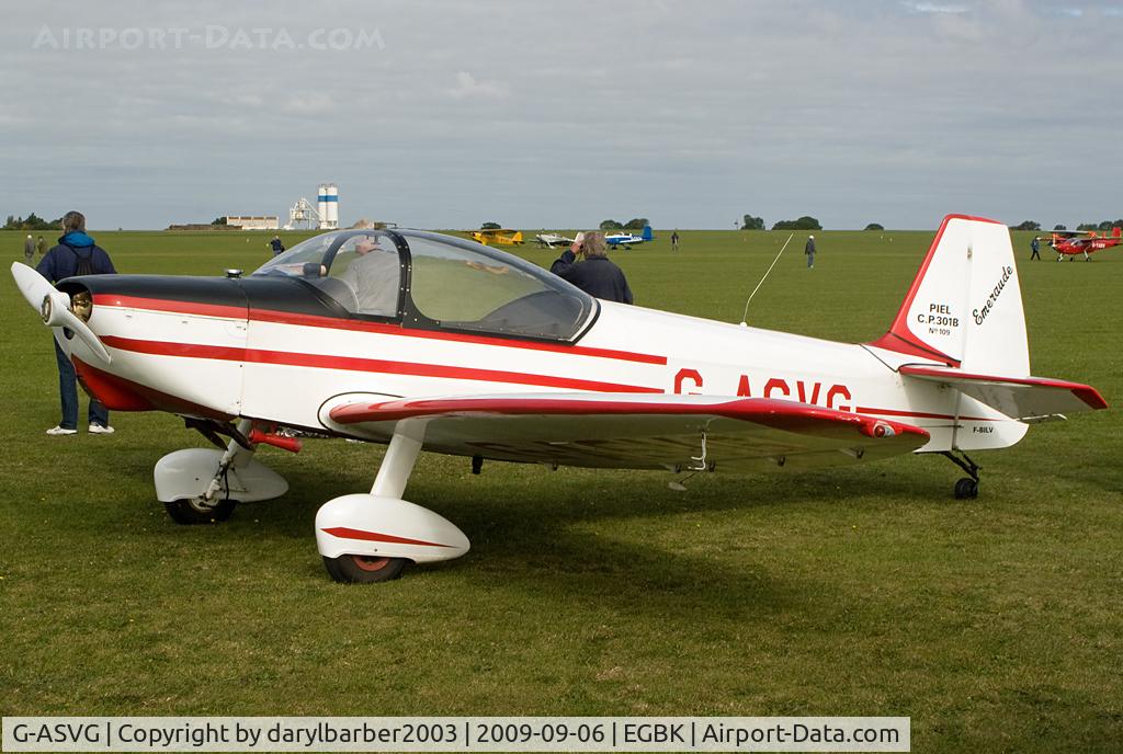 G-ASVG, 1958 Piel CP-301B Emeraude C/N 109, Sywell revival 2009