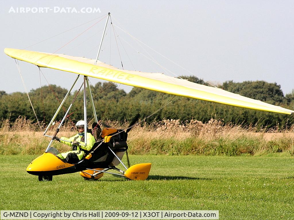 G-MZND, 1998 Mainair Rapier C/N 1170-0898-7-W973, Staffordshire Aero Club's 25th anniversary fly-in