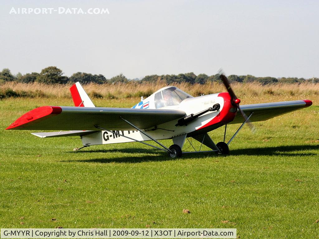 G-MYYR, 1996 Team Mini-Max 91 C/N PFA 186-12724, Staffordshire Aero Club's 25th anniversary fly-in