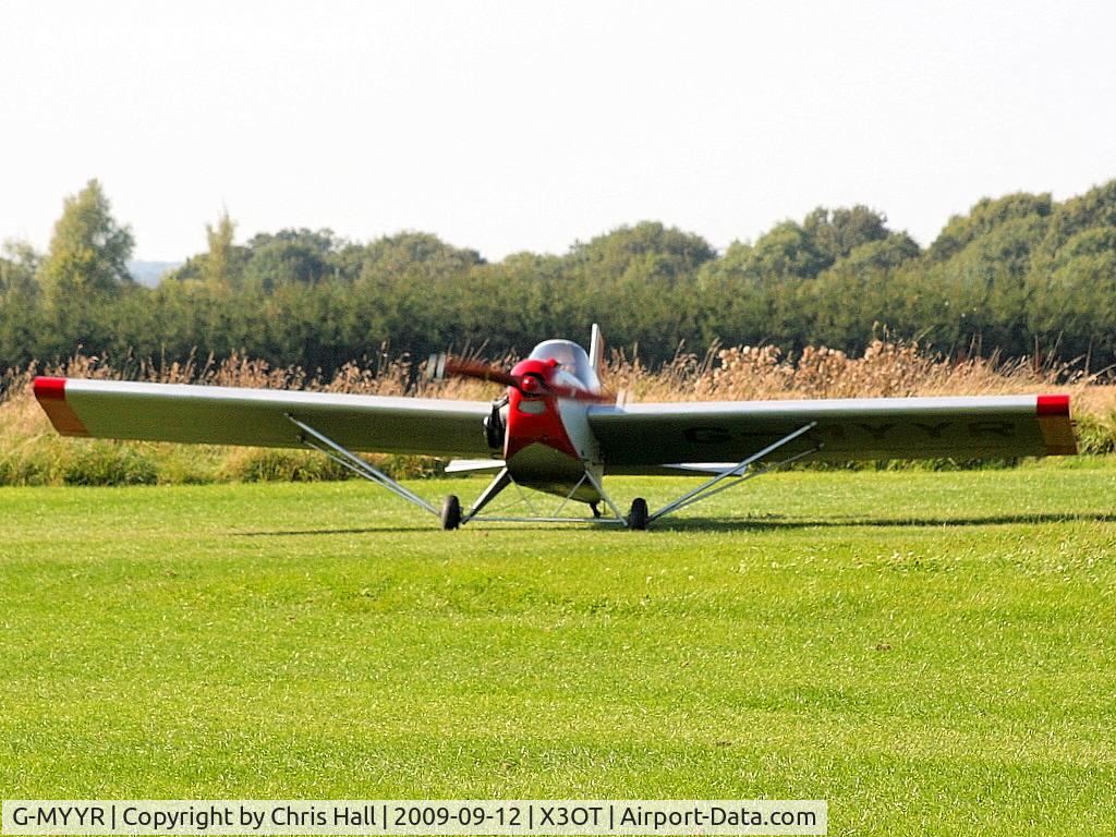 G-MYYR, 1996 Team Mini-Max 91 C/N PFA 186-12724, Staffordshire Aero Club's 25th anniversary fly-in