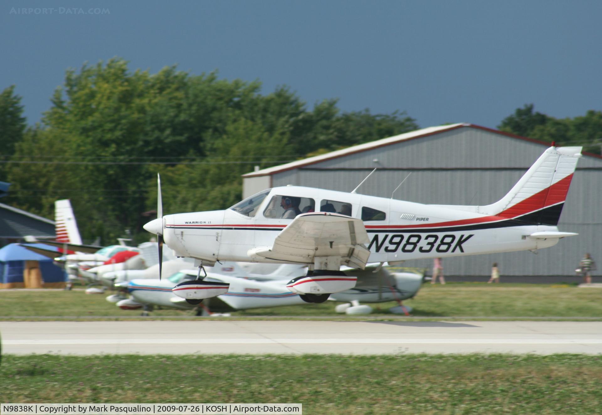 N9838K, 1977 Piper PA-28-161 C/N 28-7816197, Piper PA-28-161