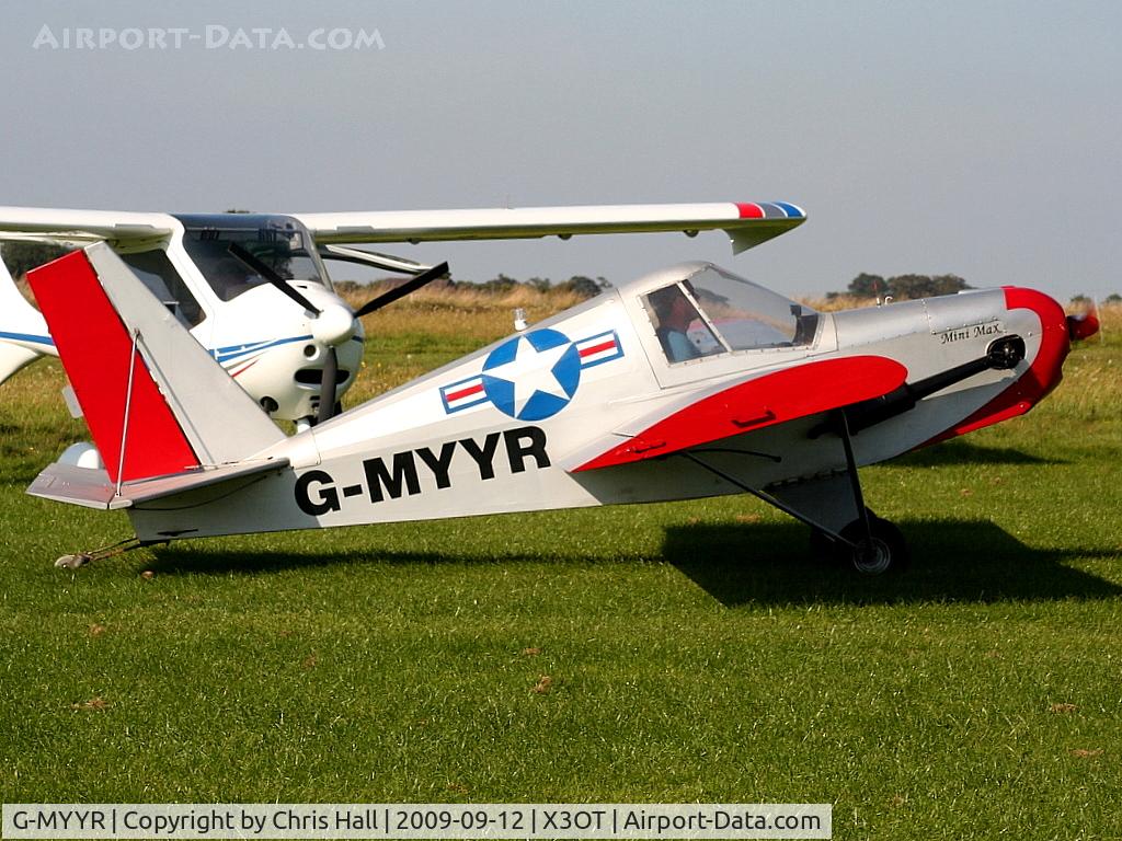 G-MYYR, 1996 Team Mini-Max 91 C/N PFA 186-12724, Staffordshire Aero Club's 25th anniversary fly-in