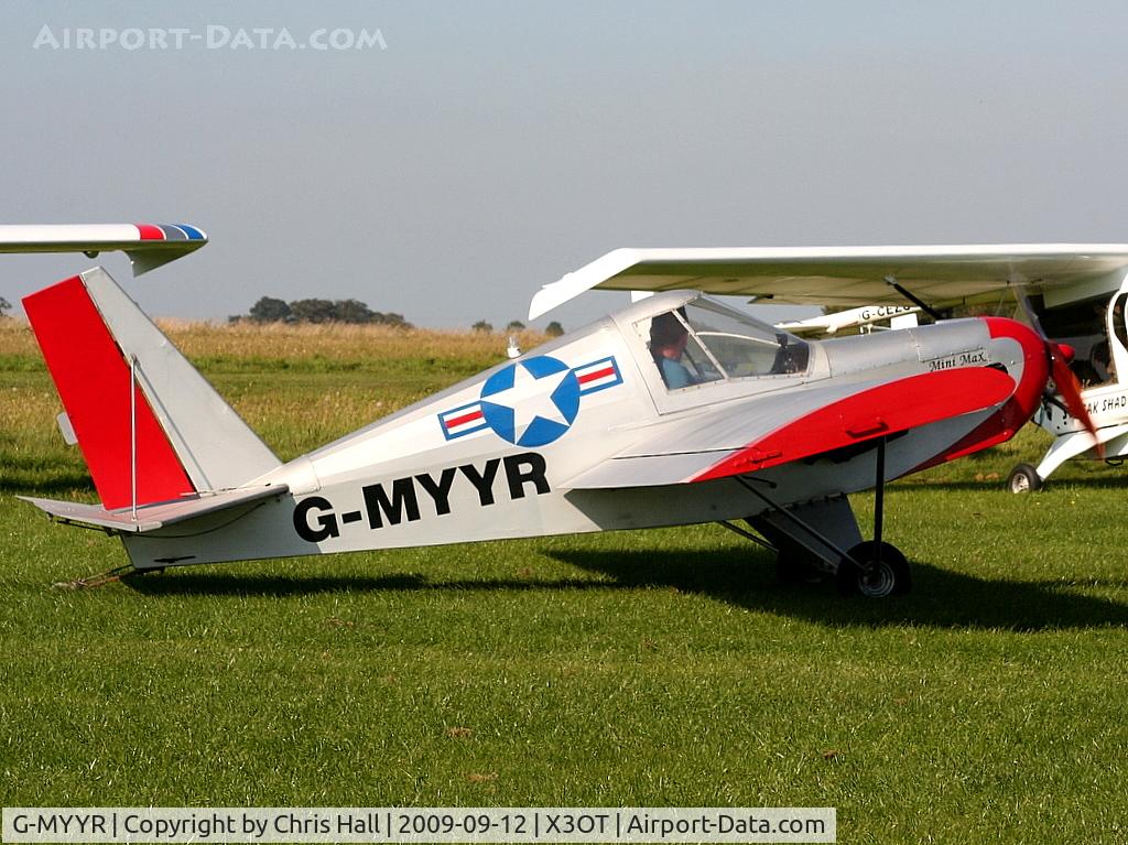 G-MYYR, 1996 Team Mini-Max 91 C/N PFA 186-12724, Staffordshire Aero Club's 25th anniversary fly-in