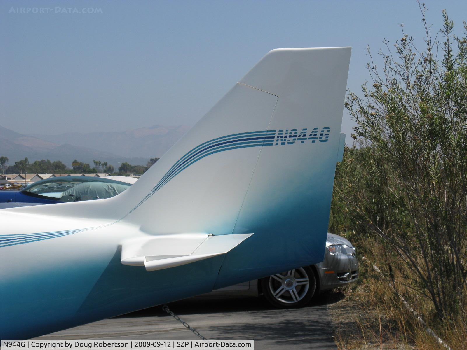 N944G, 1987 Stoddard-Hamilton Glasair SH-2F C/N 744, 1987 Korpi/Wright GLASAIR SH-2F, Lycoming O&VO-360, novel N-number design