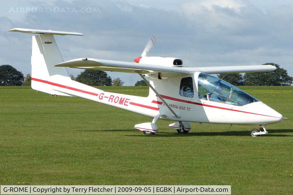 G-ROME, 1999 Iniziative Industriali Italiane Sky Arrow 650TC C/N C011, Visitor to the 2009 Sywell Revival Rally