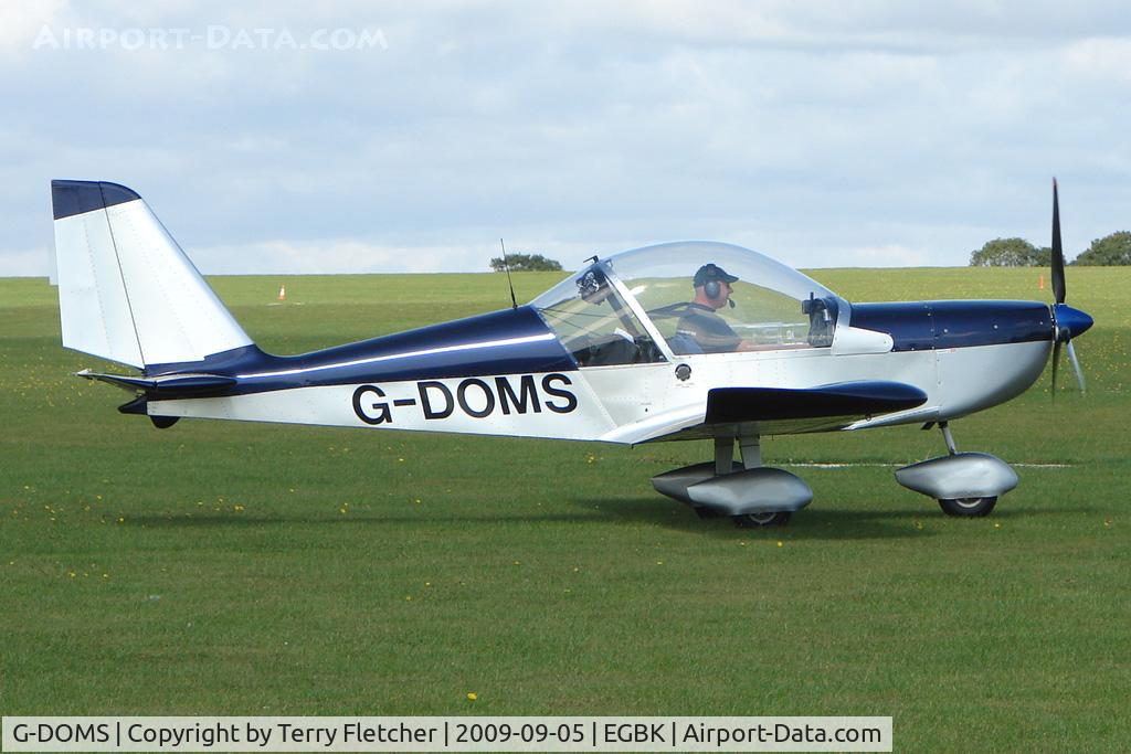 G-DOMS, 2004 Aerotechnik EV-97A Eurostar C/N PFA 315-14254, Visitor to the 2009 Sywell Revival Rally