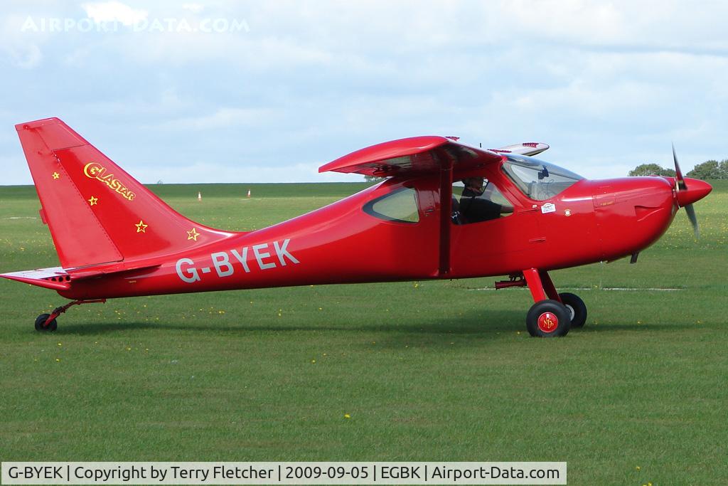 G-BYEK, 2000 Stoddard-Hamilton GlaStar GS-1 C/N PFA 295-13087, Visitor to the 2009 Sywell Revival Rally