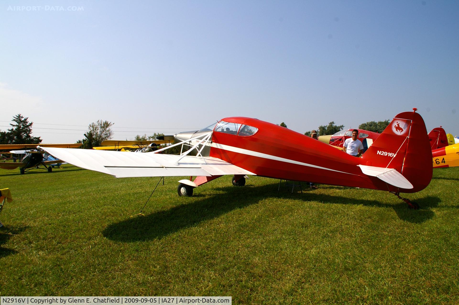 N2916V, 1951 Callair A-2 C/N 132, At the Antique Airplane Association Fly In