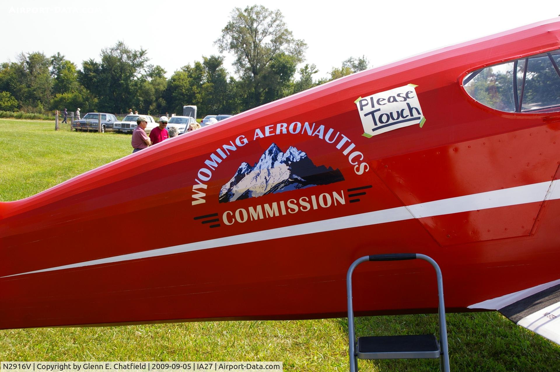 N2916V, 1951 Callair A-2 C/N 132, At the Antique Airplane Association Fly In