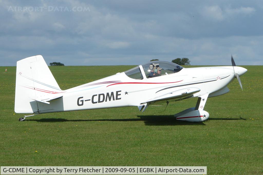 G-CDME, 2006 Vans RV-7 C/N PFA 323-14151, Visitor to the 2009 Sywell Revival Rally