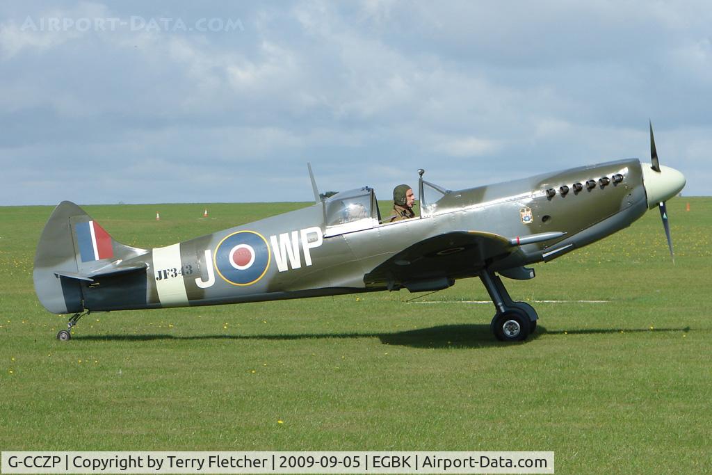 G-CCZP, 2005 Supermarine Aircraft Spitfire Mk.26 C/N PFA 324-14062, Visitor to the 2009 Sywell Revival Rally