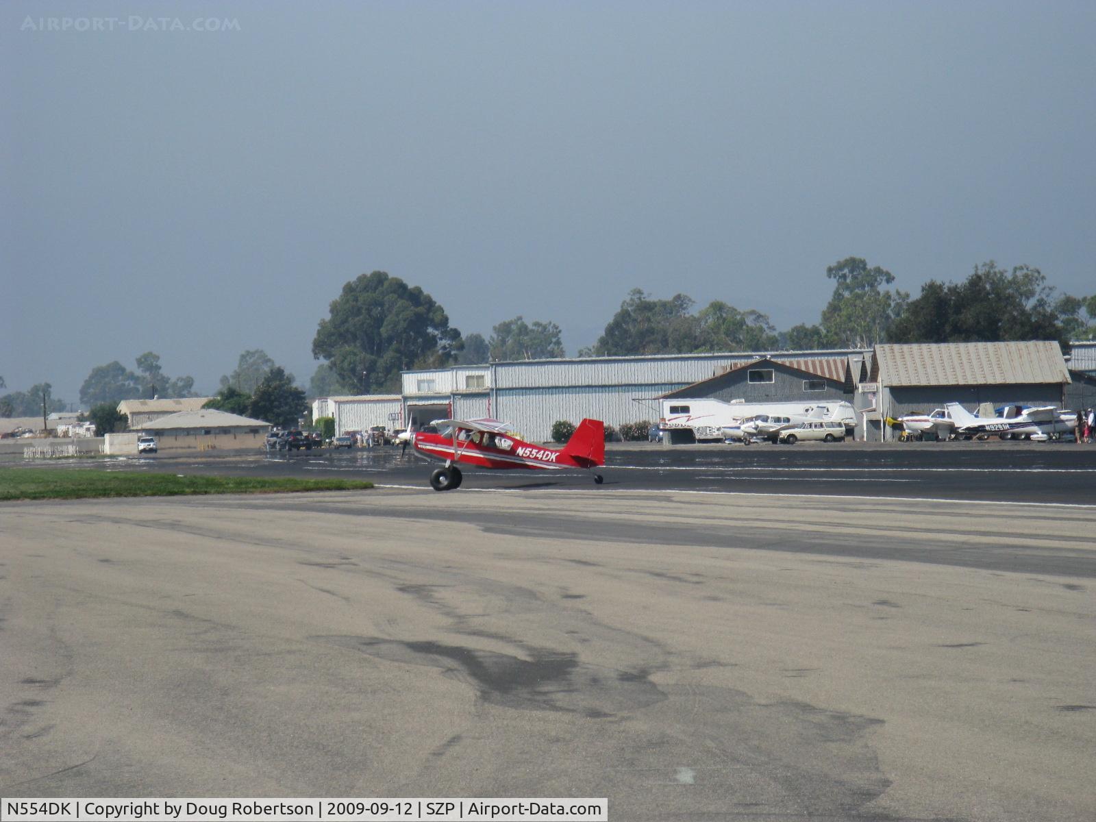 N554DK, 2008 American Champion 8GCBC Scout C/N 502-2007, 2008 American Champion 8GCBC SCOUT, Lycoming O-360-C1G 180 Hp, tundra tires, turning off Rwy 22