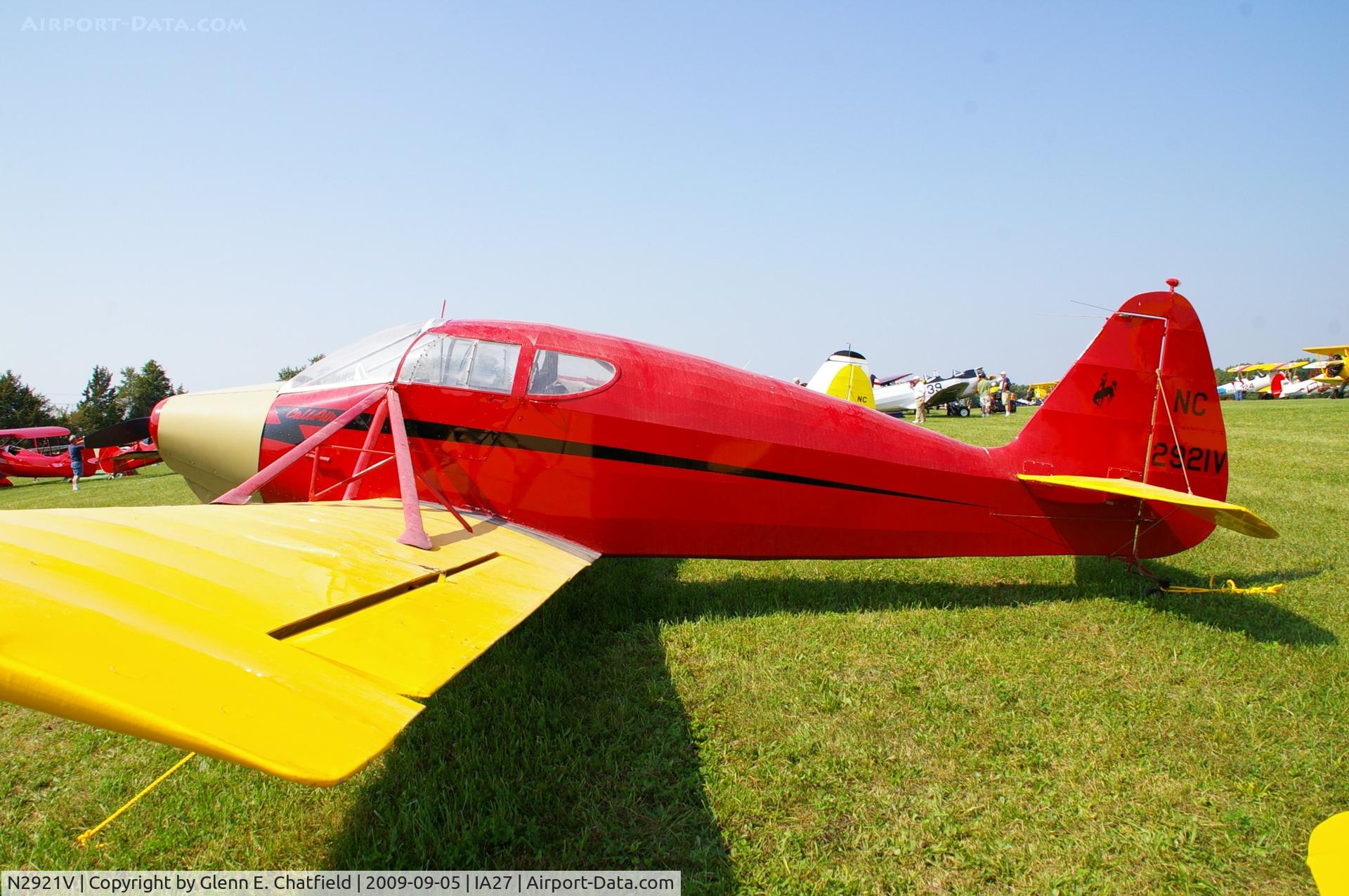 N2921V, 1956 Callair A-2 C/N 136, At the Antique Airplane Association Fly In
