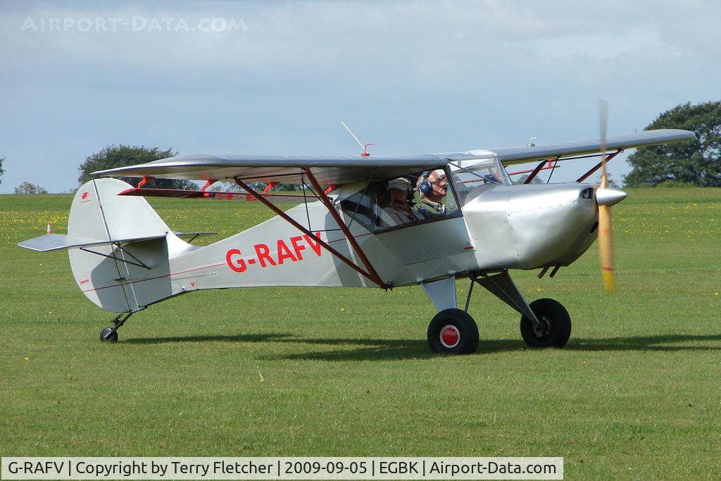 G-RAFV, 1992 Avid Speedwing C/N PFA 189-11738, Visitor to the 2009 Sywell Revival Rally