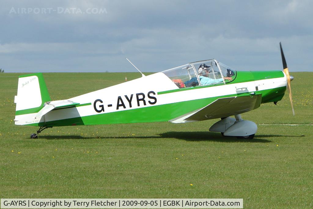 G-AYRS, 1964 Wassmer (Jodel) D-120 Paris-Nice C/N 255, Visitor to the 2009 Sywell Revival Rally