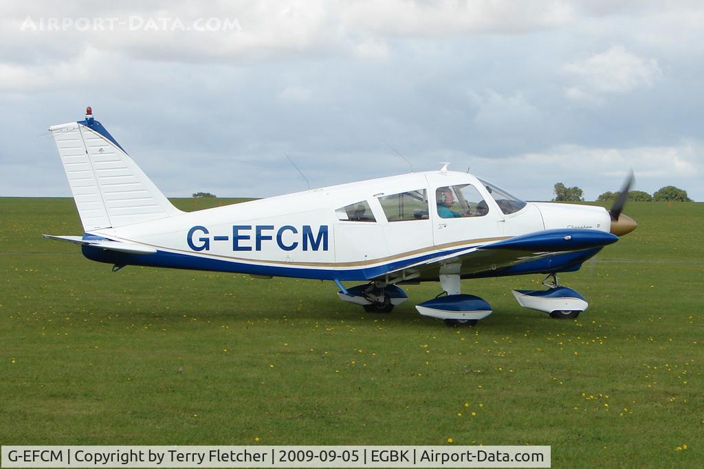 G-EFCM, 1968 Piper PA-28-180 Cherokee C/N 28-4766, Visitor to the 2009 Sywell Revival Rally