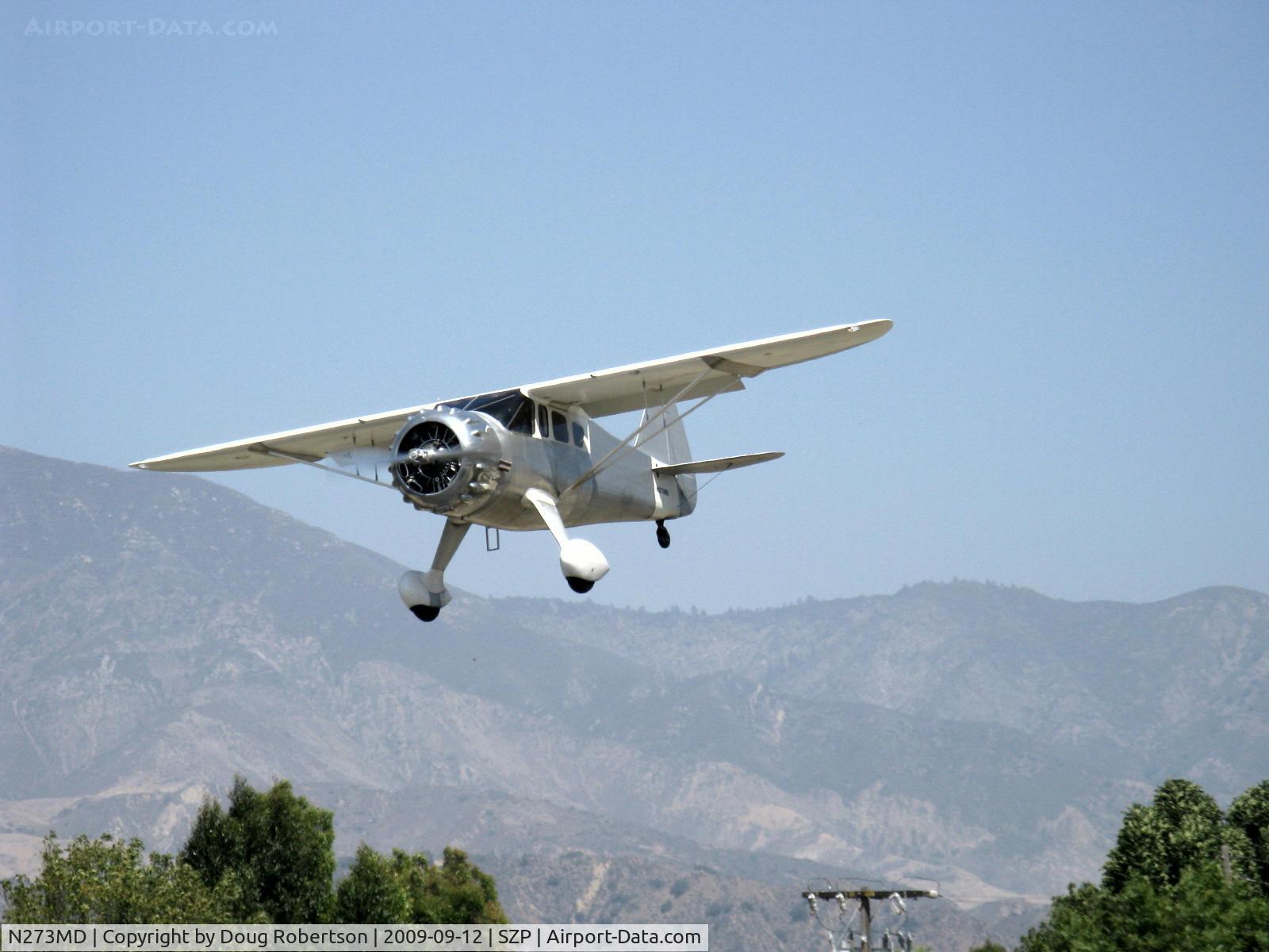 N273MD, 2008 Dickenson Howard DGA-21 (Replicate) C/N 001, 2008 Dickenson HOWARD DGA-21 'Mr. Dickenson', P&W R-1340-57 Wasp 600 Hp, on final for Rwy 22, gusty day