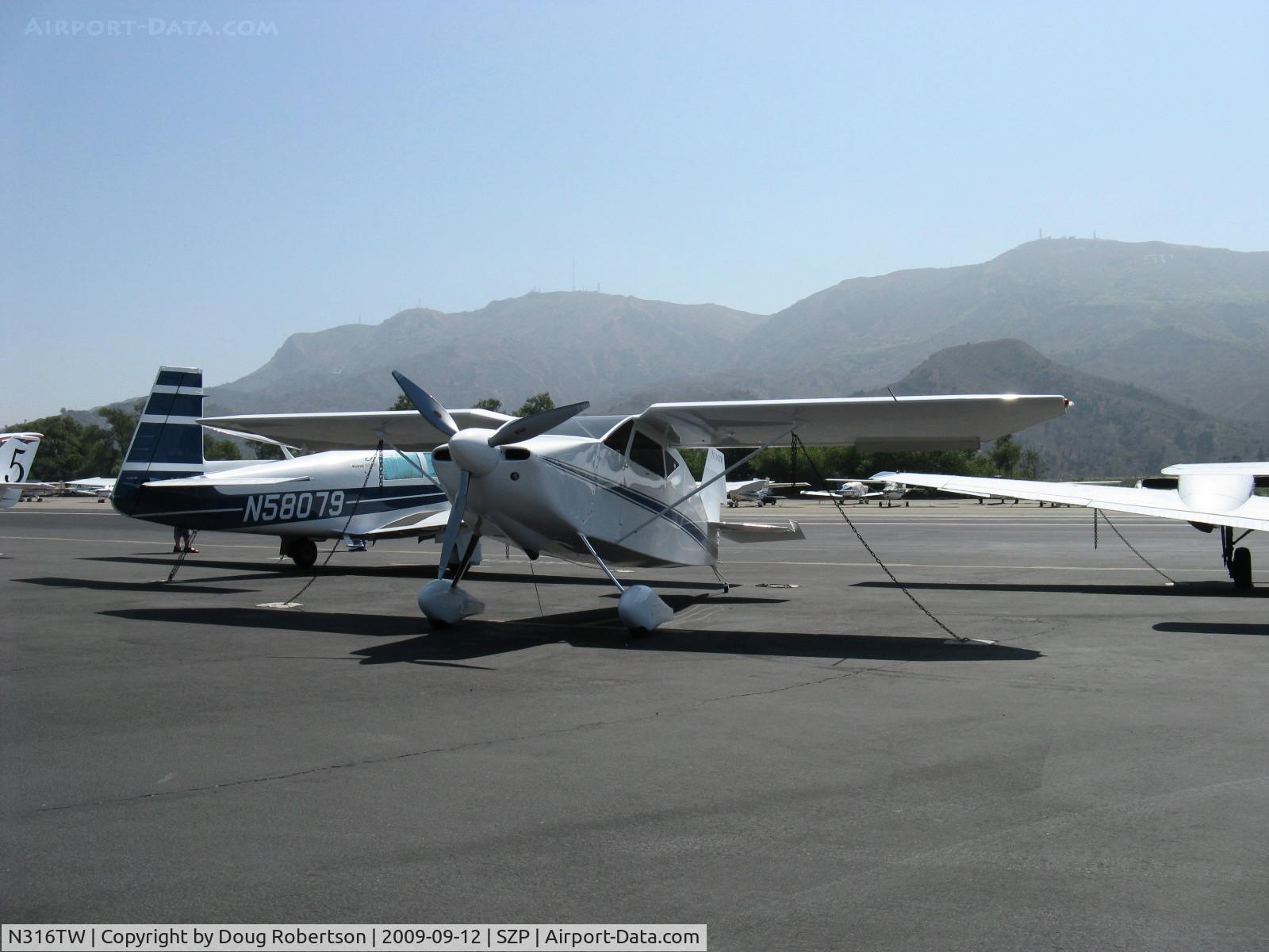 N316TW, 2006 Wittman W-10 Tailwind C/N 1206JR, 2006 Rust TAILWIND W10, Lycoming O-320, three-blade prop