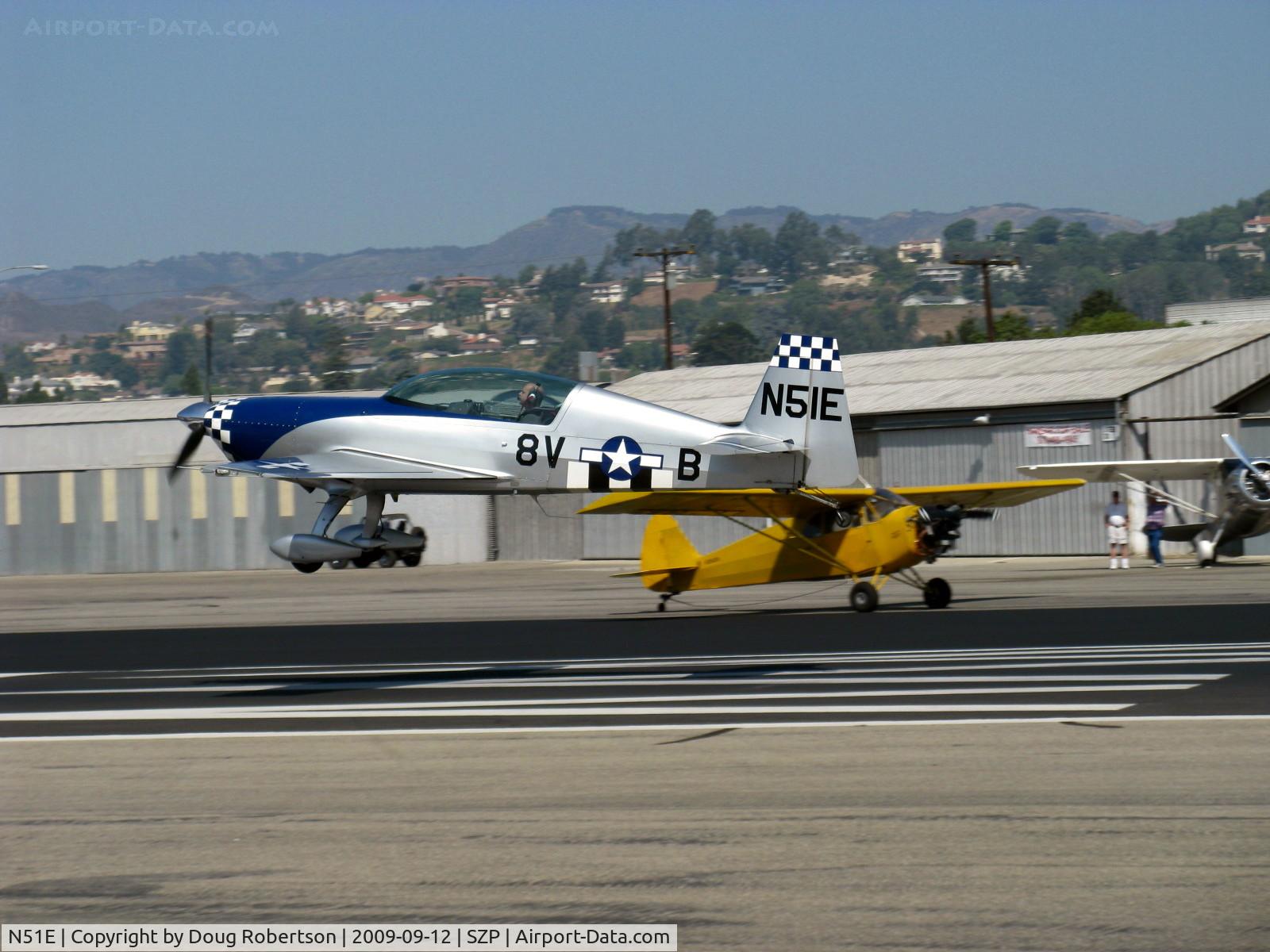 N51E, Extra EA-300/L C/N 015, 1995 Extra Flugzeugbau Gmbh EA-300/L, Lycoming AEIO-540 300 Hp, low wing version, landing Rwy 22
