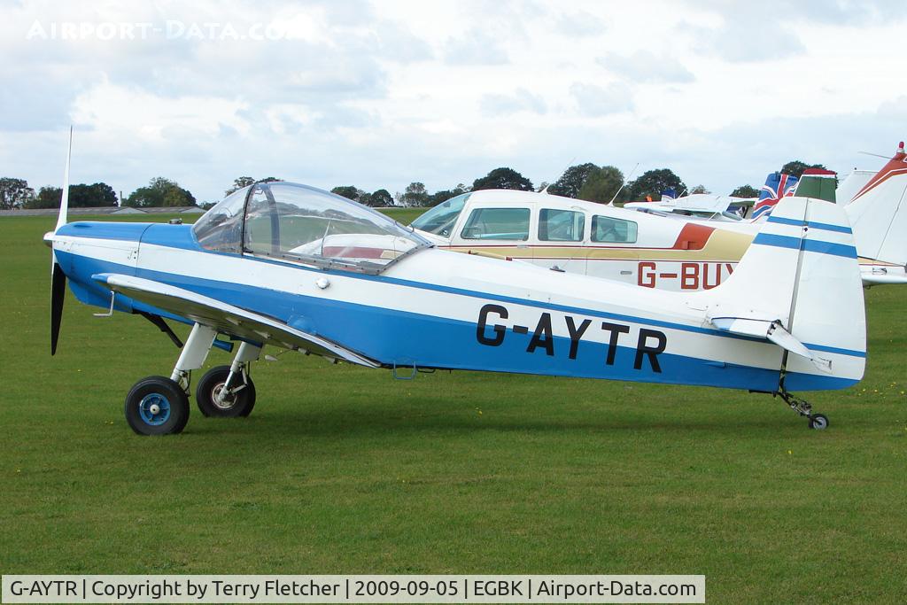 G-AYTR, 1958 Piel CP-301A Emeraude C/N 229, Visitor to the 2009 Sywell Revival Rally