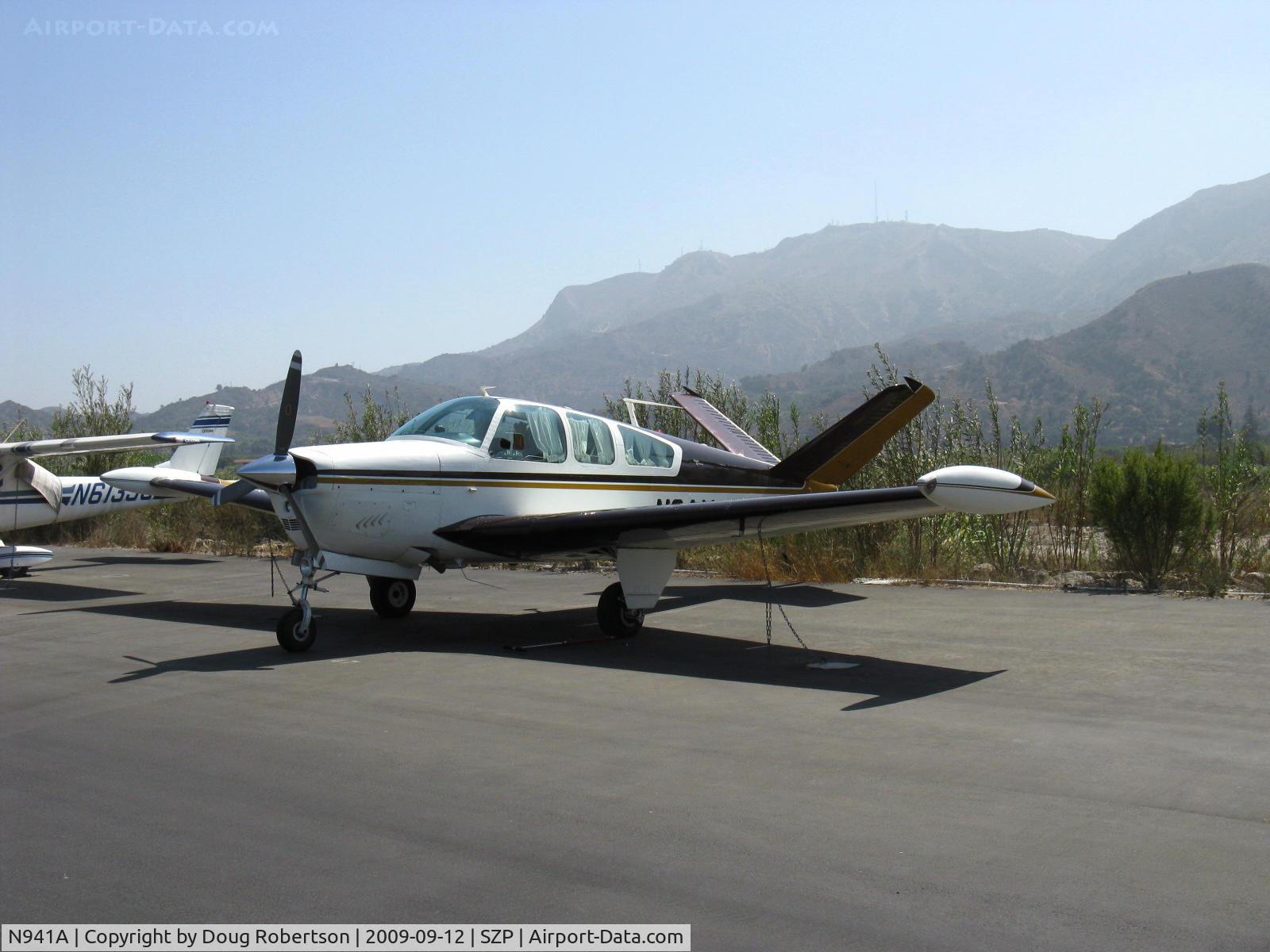 N941A, 1965 Beech S35 Bonanza C/N D-7865, 1965 Beech S35 BONANZA, Continental IO-520-B 285 Hp
