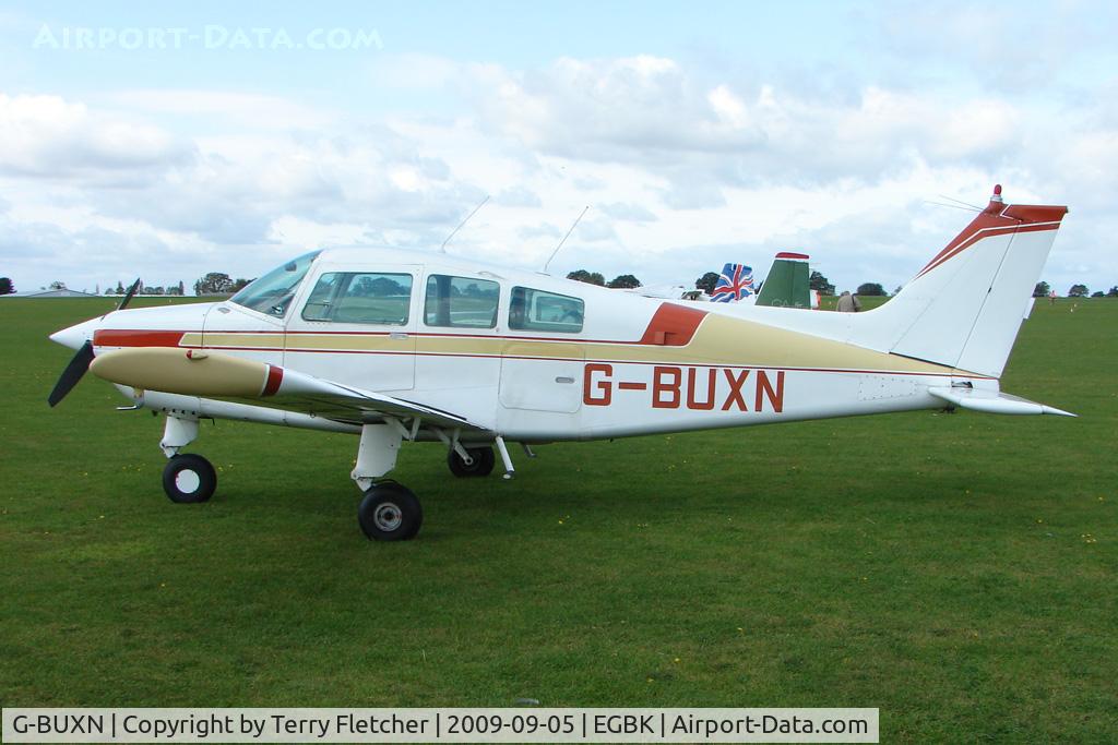 G-BUXN, 1976 Beech C23 Sundowner 180 Sundowner 180 C/N M-1752, Visitor to the 2009 Sywell Revival Rally
