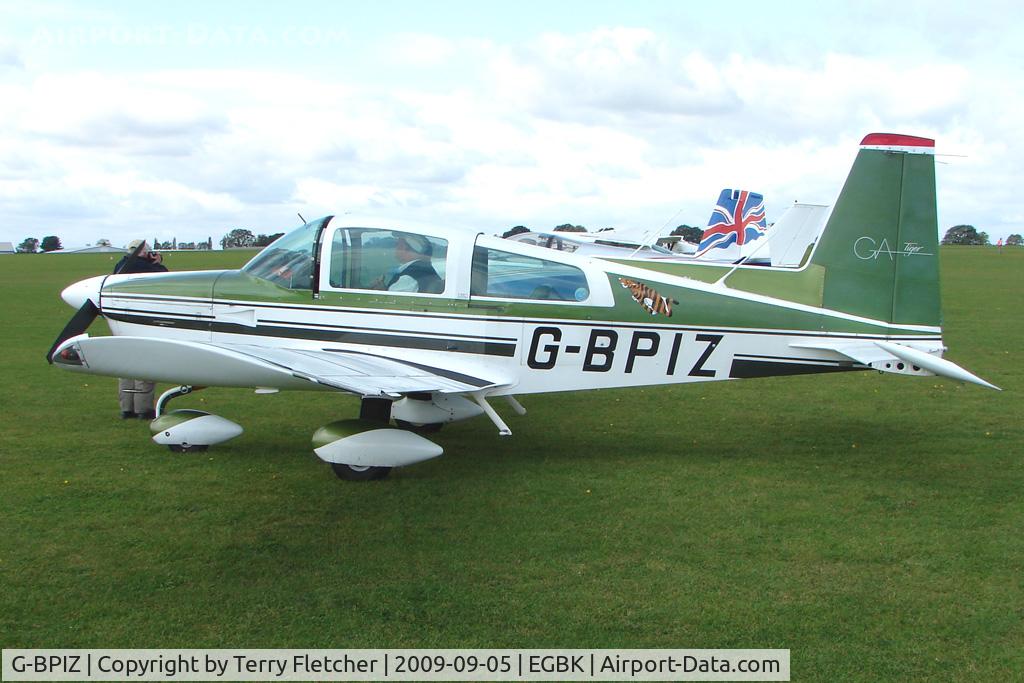 G-BPIZ, 1979 Gulfstream American AA-5B Tiger C/N AA5B-1154, Visitor to the 2009 Sywell Revival Rally