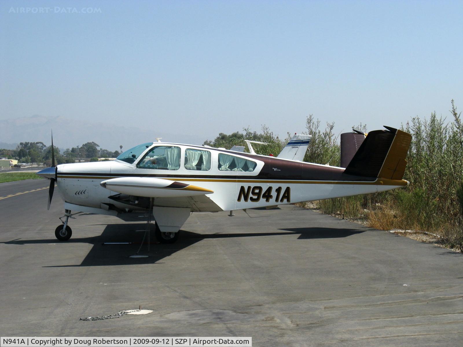 N941A, 1965 Beech S35 Bonanza C/N D-7865, 1965 Beech S35 BONANZA, Continental IO-520-B 285 Hp