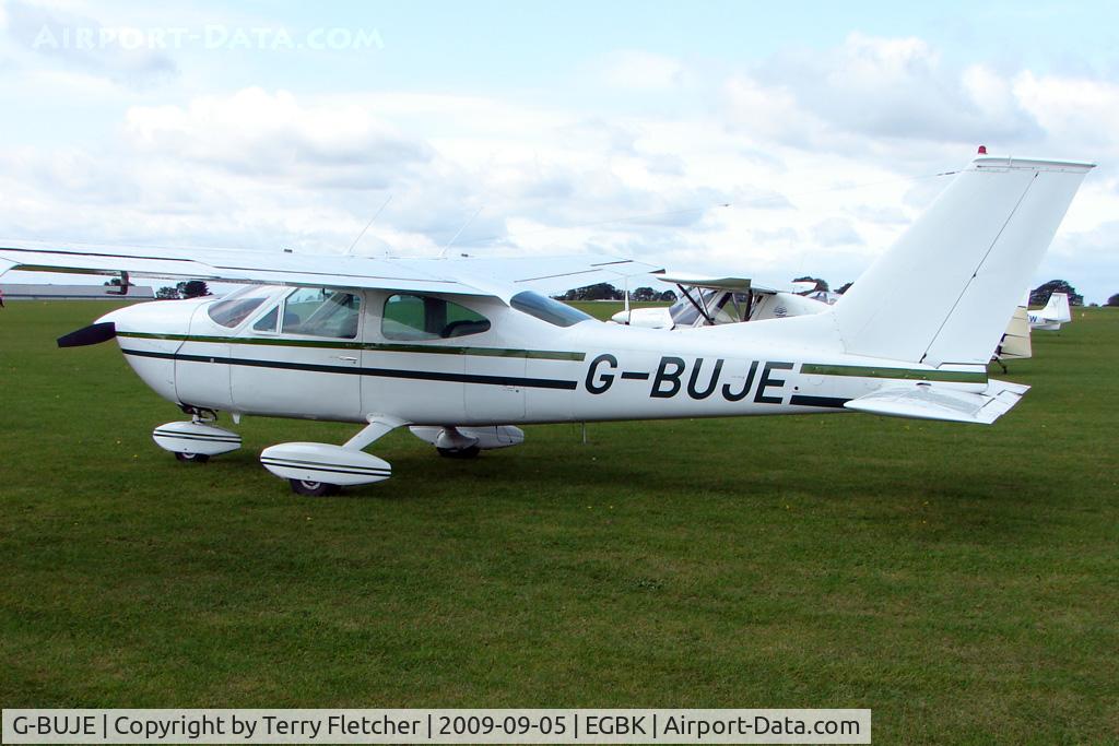 G-BUJE, 1973 Cessna 177B Cardinal C/N 177-01920, Visitor to the 2009 Sywell Revival Rally