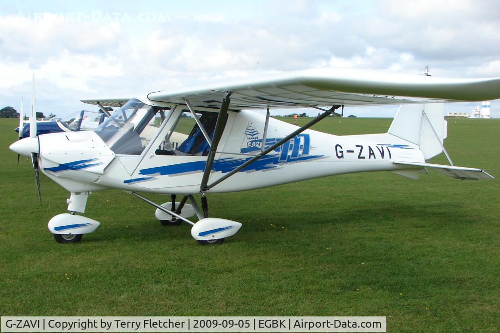 G-ZAVI, 2006 Comco Ikarus C42 FB100 C/N 0601-6777, Visitor to the 2009 Sywell Revival Rally