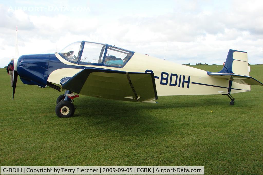 G-BDIH, 1958 SAN Jodel D-117 Grand Tourisme C/N 812, Visitor to the 2009 Sywell Revival Rally