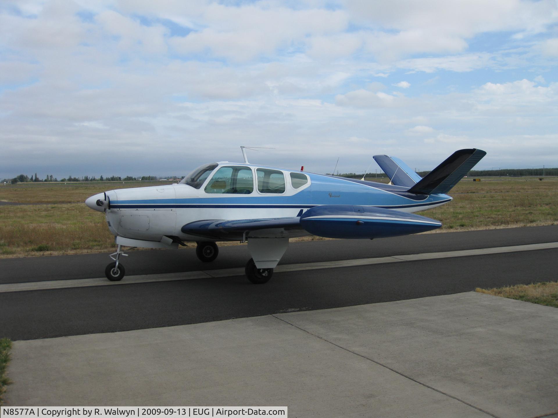 N8577A, 1948 Beech A35 Bonanza C/N D-1999, 8577A