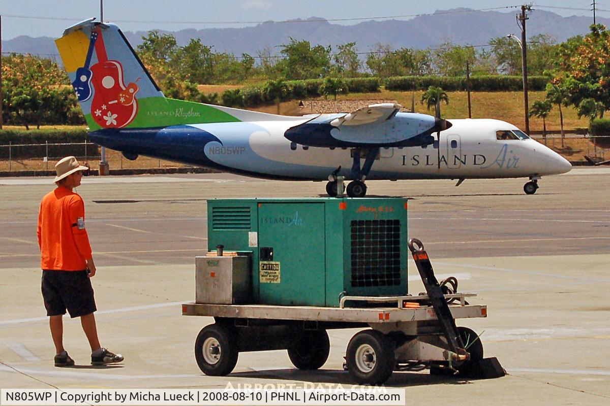 N805WP, 1993 De Havilland Canada DHC-8-103 Dash 8 C/N 353, At Honolulu