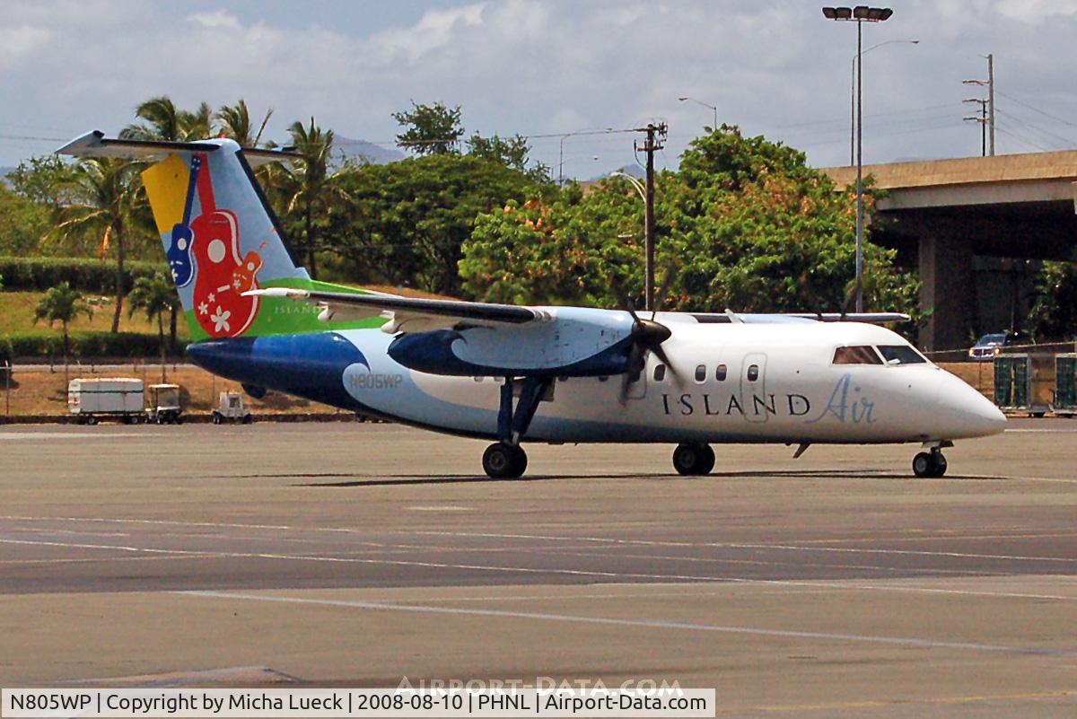 N805WP, 1993 De Havilland Canada DHC-8-103 Dash 8 C/N 353, At Honolulu