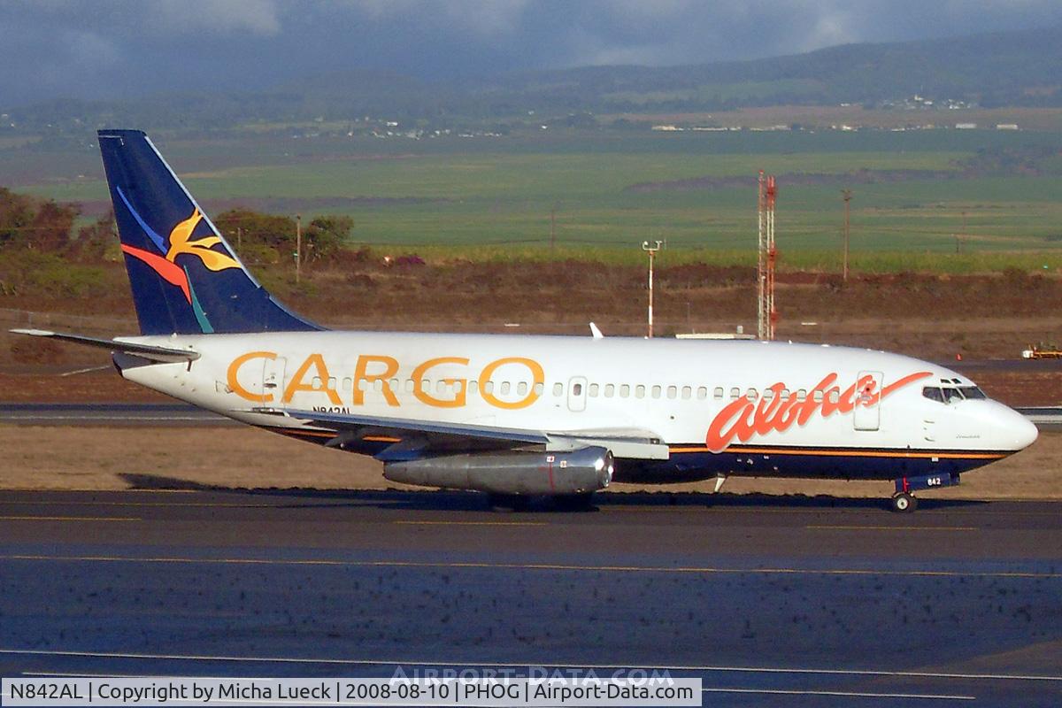 N842AL, 1984 Boeing 737-290C C/N 23136, At Maui
