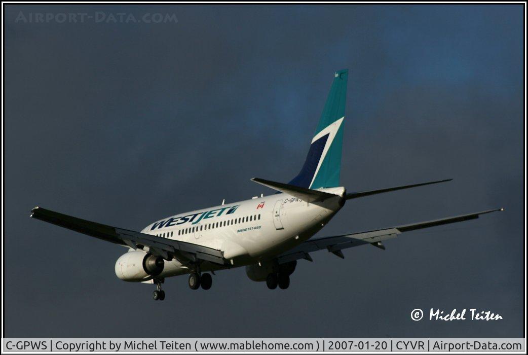 C-GPWS, 2005 Boeing 737-6CT C/N 34284, Westjet