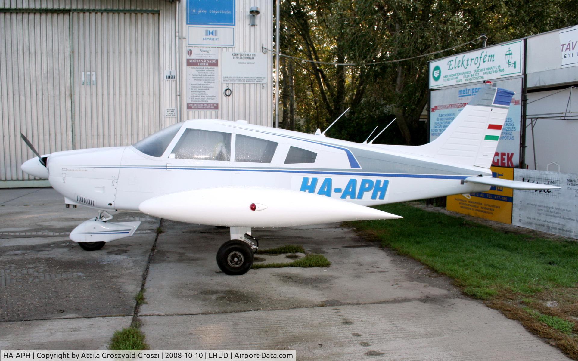 HA-APH, 1965 Piper PA-28-150 Cherokee C/N 282381, Szeged Airport LHUD