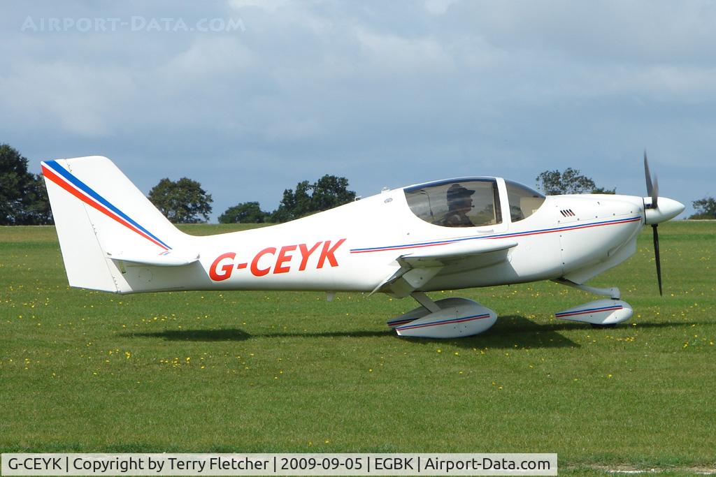 G-CEYK, 2008 Europa XS Tri-Gear C/N PFA 247-14476, Visitor to the 2009 Sywell Revival Rally