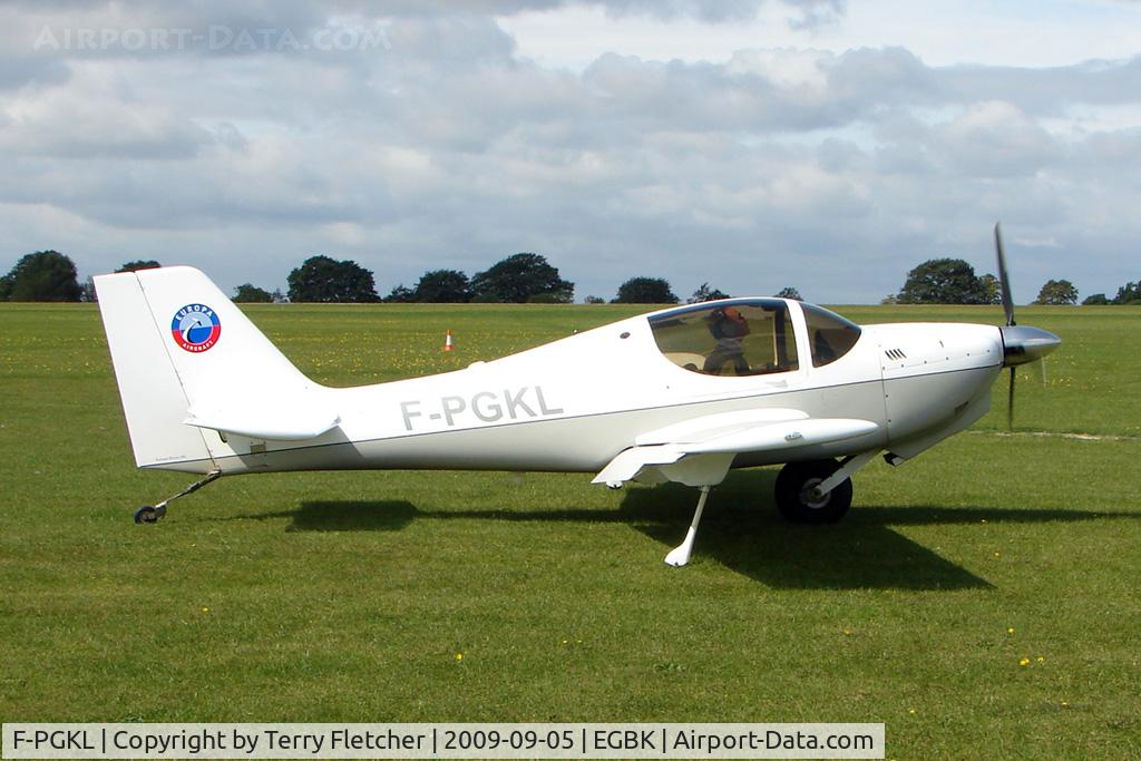 F-PGKL, Europa XS Monowheel C/N 395, Visitor to the 2009 Sywell Revival Rally