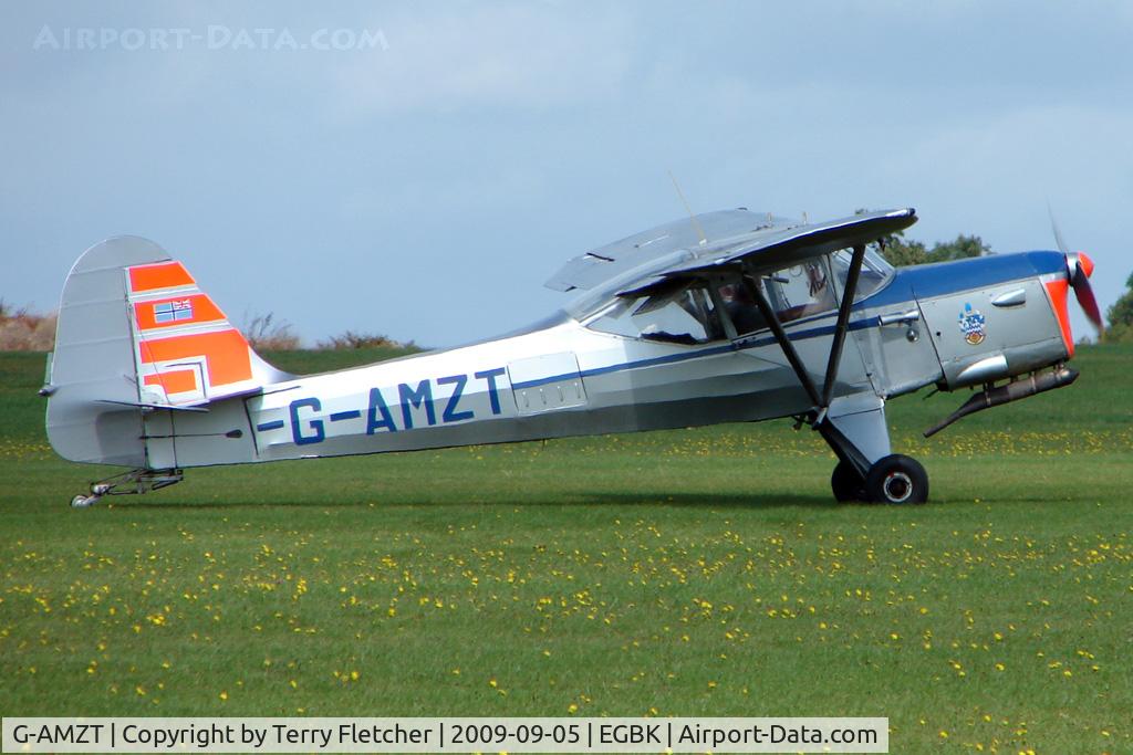 G-AMZT, 1953 Auster J-5F Aiglet Trainer C/N 3107, Visitor to the 2009 Sywell Revival Rally