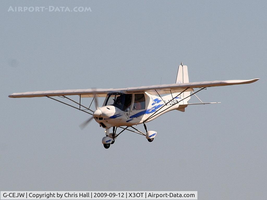 G-CEJW, 2006 Comco Ikarus C42 Cyclone FB80 C/N 0612-6860, Staffordshire Aero Club's 25th anniversary fly-in