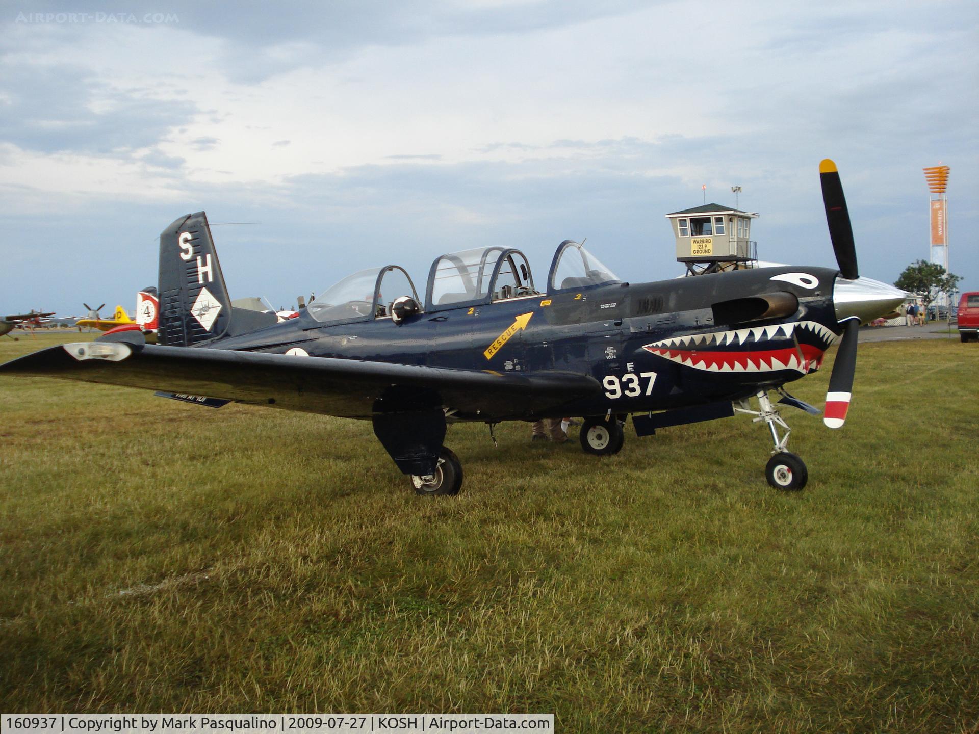 160937, Beech T-34C Turbo Mentor C/N GL-123, Beech T-34C