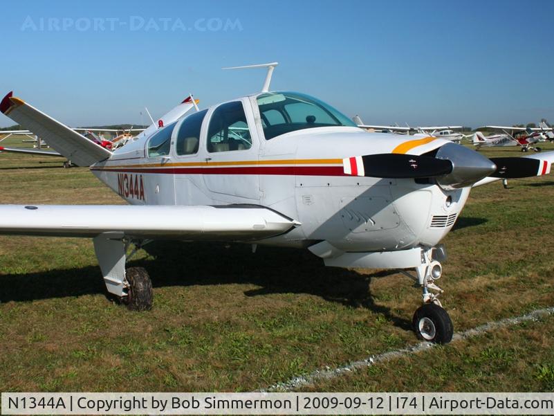 N1344A, 1969 Beech V35A Bonanza C/N D-9031, MERFI fly-in - Urbana, Ohio