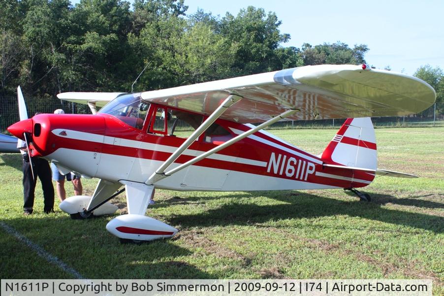 N1611P, 1954 Piper PA-22-150 C/N 22-2425, MERFI fly-in - Urbana, Ohio