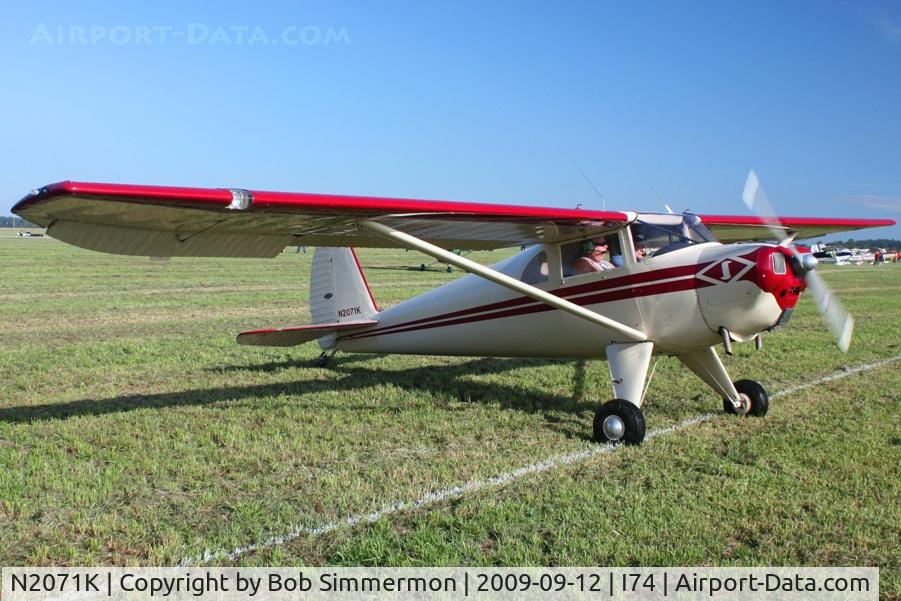 N2071K, 1947 Luscombe 8A C/N 4798, MERFI fly-in - Urbana, Ohio