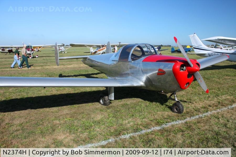 N2374H, 1946 Erco 415C Ercoupe C/N 2999, MERFI fly-in - Urbana, Ohio