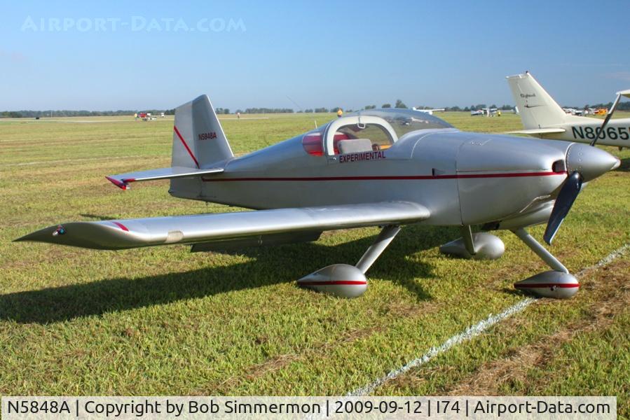 N5848A, 2002 Vans RV-6A C/N 001JRA, MERFI fly-in - Urbana, Ohio